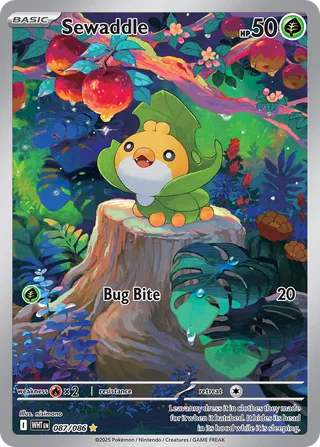 Sewaddle (White Flare 087/086)